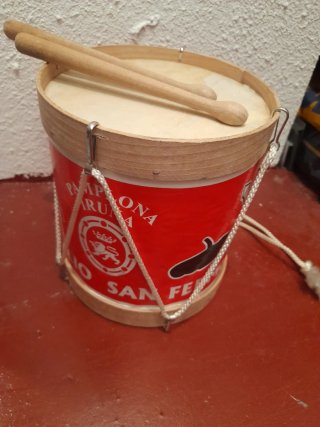 Tambor San Fermín infantil + baquetas