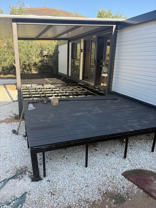 Pérgola metálica a medida