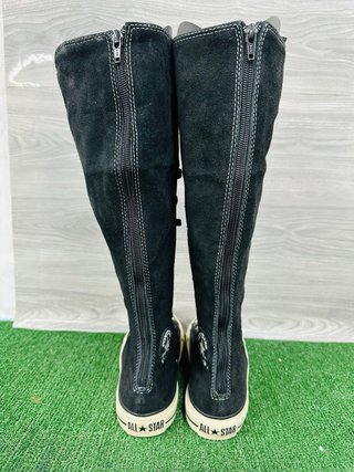 Converse donna nere stivali n.36,5