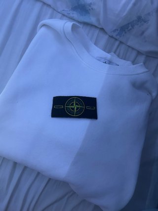 Sudadera Stone Island Blanca