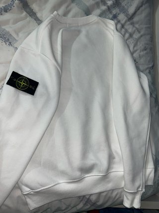 Sudadera Stone Island Blanca