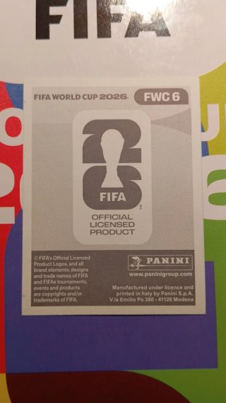 Cromo Mundial FIFA 2026 Panini EXCLUSIVO!⚽⚽⚽