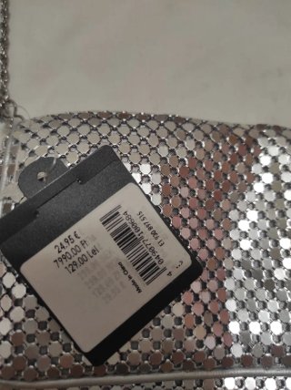 Bolso plateado