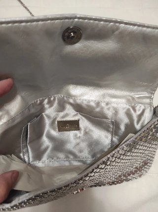 Bolso plateado