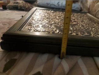 Plata Bilaminada y Madera Noble C.1920 Impecable
