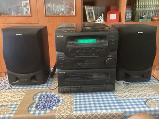Equipo Sony CD Doble Cassette Vintage
