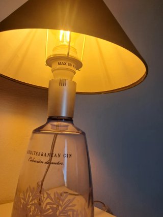 Lampada gin mare artigianale