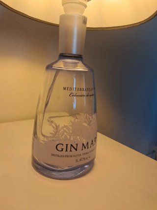Lampada gin mare artigianale
