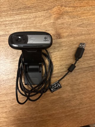 Webcam Logitech Nero e Argento