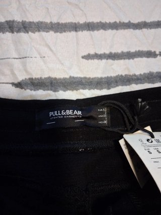 Pantalón chándal chico negro talla S