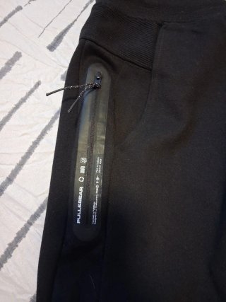 Pantalón chándal chico negro talla S