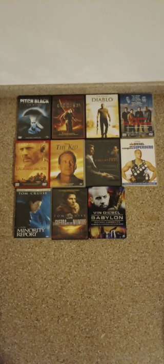 Lote 11 Películas DVD Acción/Ciencia Ficción