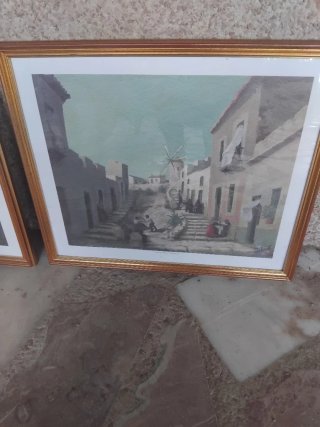 Cuadros decorativos de papel y madera Diferentes