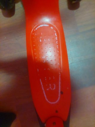 Patin infantil 3 ruedas rojo