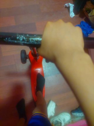 Patin infantil 3 ruedas rojo