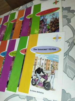 Conjunto de libros en inglés