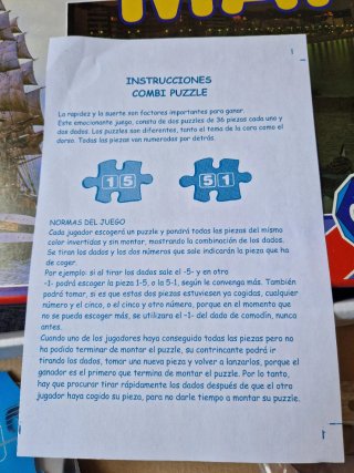 Combi Mar: 2 Puzzles de Competición