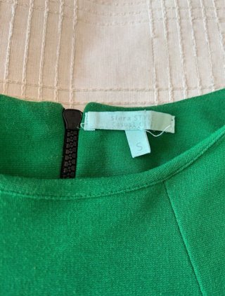 Vestido Sfera verde Talla S con bolsillos