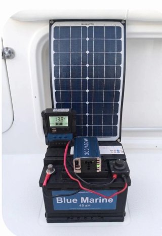 Kit Solar básico TV+luz led . Nuevo Funcinanando
