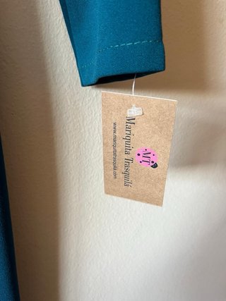 Vestido azul petróleo Mariquita