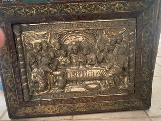 Relieve antiguo La Última Cena