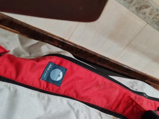 Dos cañas de pescar más bolsa de transporte,