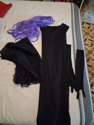 Disfraz Morado y Negro