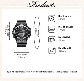 Reloj Digital Deportivo Militar Resistente Agua
