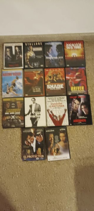 Lote 14 Películas DVD Acción y Thriller
