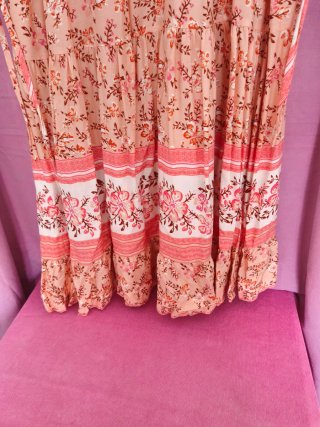 Vestido maxi estampado floral