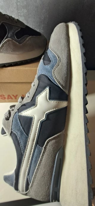 Zapatillas W6YZ Moda Italiana Azul Gris Negro