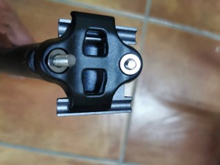 Tija Cube Aluminio Recta