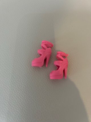 Zapatos Barbie Rosas Tacón Alto