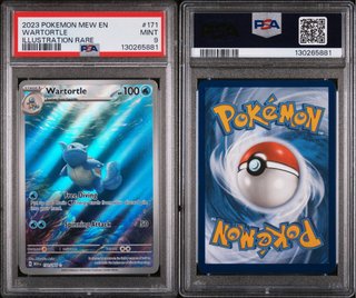 Carta Pokémon Wartortle PSA 9 MINT 171/165
