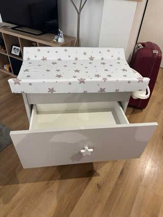 Cambiador bañera con cajones y estrellas