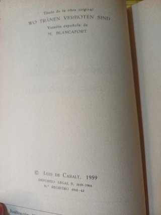 Libro Donde las lagrimas estan prohibidas