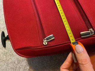 Maleta trolley de viaje roja