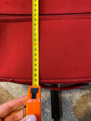 Maleta trolley de viaje roja
