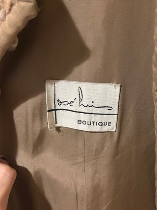 Abrigo de astracán beige
