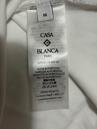 Camiseta Casablanca Blanca Hombre