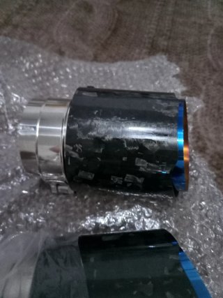 Tubos de escape universales de 77mm in-101 mm out