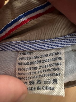 Bermudas Chino Beige Algodón Talla M