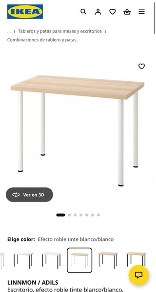 Escritorio IKEA LINNMON / ADILS