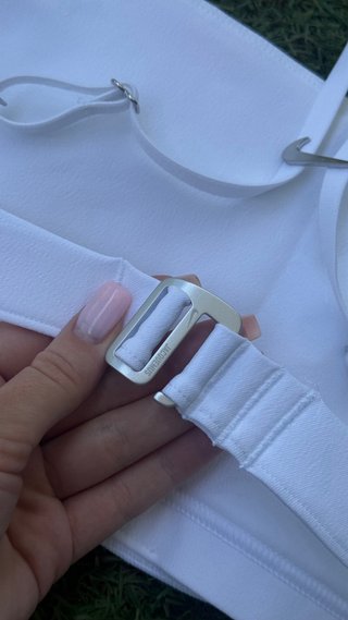 Top Jacquemus x Nike Blanco con Rojo M/L