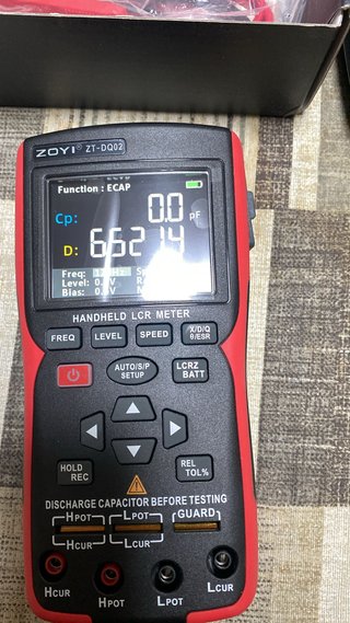 Medidor LCR ZOYI ZT-DQ02 100k completamente nuevo