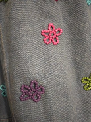 Chaqueta vaquera Palak boho multicolor