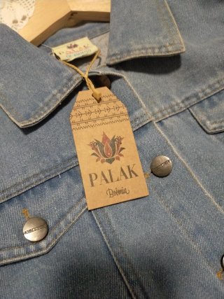 Chaqueta vaquera Palak boho multicolor