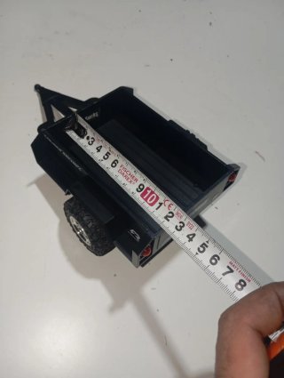 Remolque para Crawler RC Negro