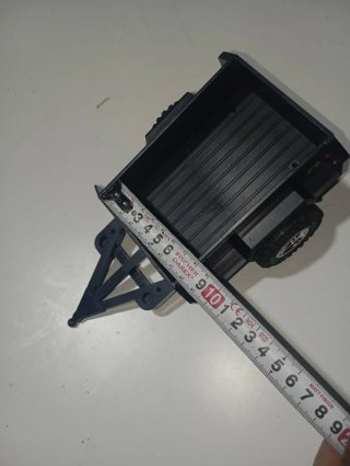 Remolque para Crawler RC Negro