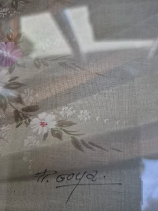 Abanico con abaniquera